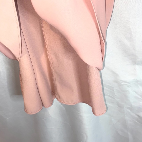 Topshop Blush Pink Size 2P Lined Spaghetti Strap Slip Dress Wedding Guest - Picture 4 of 7